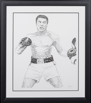 Muhammad Ali "A Life in Quotes" Original Artwork by Dan Duffy